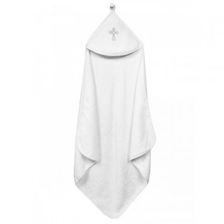 Крестильная одежда AmaroBaby Полотенце крестильное с уголком Little Angel 90х90 см