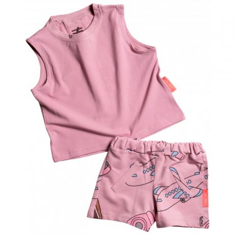 Комплекты детской одежды Moi Noi Комплект Майка и шорты Путешествия