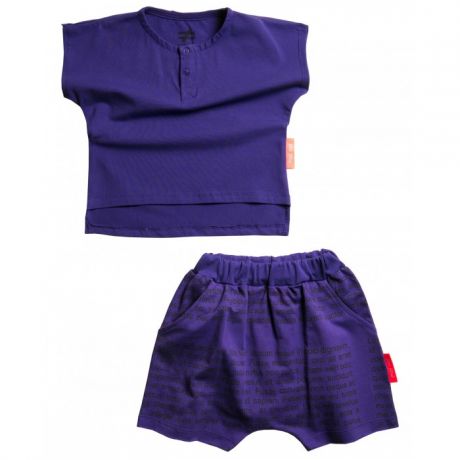 Комплекты детской одежды Moi Noi Комплект: футболка и шорты Буквы