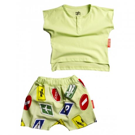 Комплекты детской одежды Moi Noi Комплект: футболка и шорты Знаки