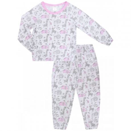 Домашняя одежда КотМарКот Пижама (джемпер, брюки) для девочек Sleepy Child