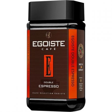 Кофе Egoiste Кофе растворимый сублимированный Double Espresso 100 г