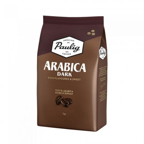 Кофе Paulig Кофе Arabica Dark зерно 1 кг