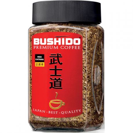 Кофе Bushido Кофе растворимый сублимированный Red Katana 100 г