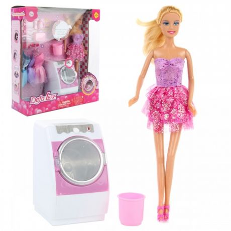 Куклы и одежда для кукол Veld CO Кукла со стиральной машинкой