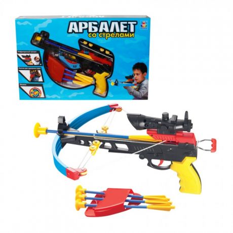 Игрушечное оружие 1 Toy Игровой набор Арбалет с ИК прицелом