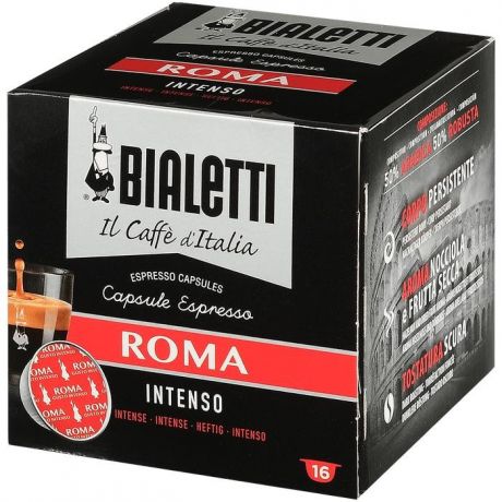 Кофе Bialetti Кофе Roma капсулы для кофемашин 16 шт.