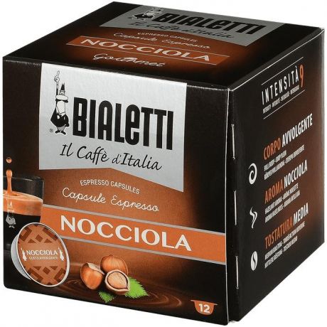 Кофе Bialetti Кофе Nocciola капсулы для кофемашин 16 шт.