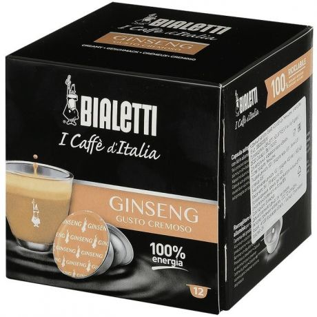 Кофе Bialetti Кофе Ginseng капсулы для кофемашин 12 шт.