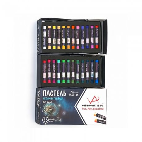 Краски Vista-Artista Studio пастель художественная набор 36 цветов