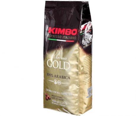 Кофе Kimbo Кофе Gold 100% Arabica зерновой 1 кг