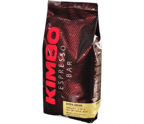 Кофе Kimbo Кофе Extra Cream натуральный жареный в зернах 1 кг