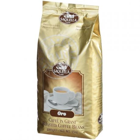 Кофе Saquella Кофе в зернах Oro 1 кг