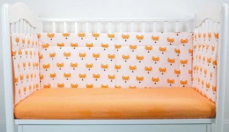 Бортики в кроватку Magic City Апельсиновый лис 35x60 см