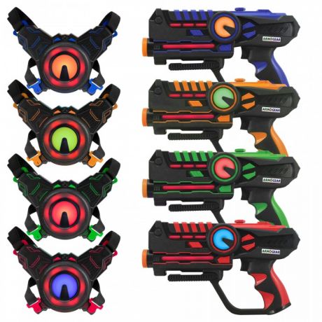 Игрушечное оружие ArmoGear Игровой набор для 4-х игроков Лазертаг