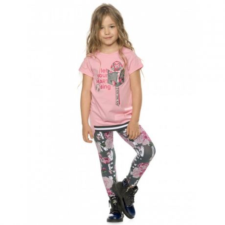 Комплекты детской одежды Pelican Комплект для девочки туника и лосины GFATL3195