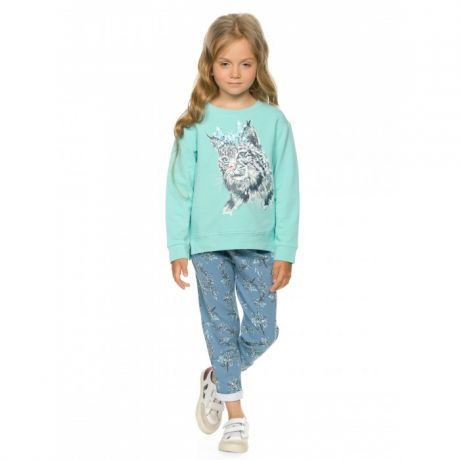 Комплекты детской одежды Pelican Комплект для девочки свитшот и брючки GFANP3197