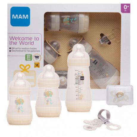 Посуда MAM Подарочный набор для новорожденных Welcome to the world Giftset 62860010/3 с 0 мес.