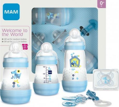 Наборы для кормления MAM Подарочный набор для новорожденных Welcome to the world Giftset 62860010/1 с 0 мес.