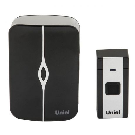 Звонок Uniel UDB-015W-R1T1-36S-100M-WH/BL 1 звонок + 1 кнопка