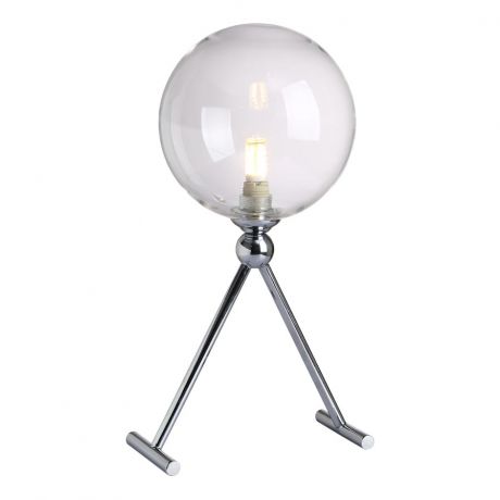 Настольная лампа Crystal Lux Fabricio LG1 Chrome/Transparente Fabricio
