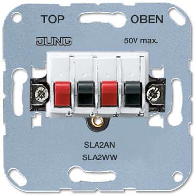 Розетка Jung SLA2WW