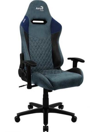 Компьютерное кресло AeroCool Duke Steel Blue Выгодный набор + серт. 200Р!!!