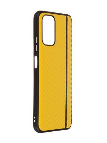 Чехол G-Case для Xiaomi Redmi Note 10/10S Carbon Yellow GG-1471