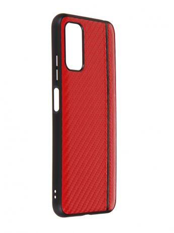 Чехол G-Case для Xiaomi Redmi Note 10T / Poco M3 Pro Carbon Red GG-1491