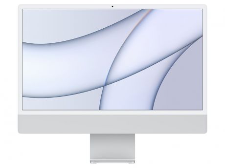 Моноблок APPLE iMac 24 Retina 4.5K Silver MGPD3RU/A (Apple M1/8192Mb/512Gb/Wi-Fi/Bluetooth/Cam/24/4880x2520/Mac OS)