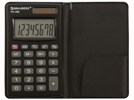 Калькулятор Brauberg PK-408-BK 250517