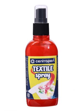 Краска-спрей для ткани и одежды Centropen Textile Spray 110ml Red 91139 0004