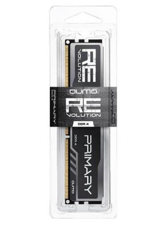 Модуль памяти Qumo ReVolution Primary DDR4 U-DIMM 3000MHz PC4-24000 CL16 - 8GB Q4Rev-8G3000P16Prim