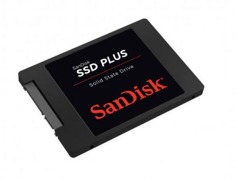 Твердотельный накопитель SanDisk SSD Plus 120Gb SDSSDA-120G-G27 Выгодный набор + серт. 200Р!!!