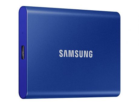 Твердотельный накопитель Samsung Portable T7 1Tb Blue MU-PC1T0H/WW Выгодный набор + серт. 200Р!!!