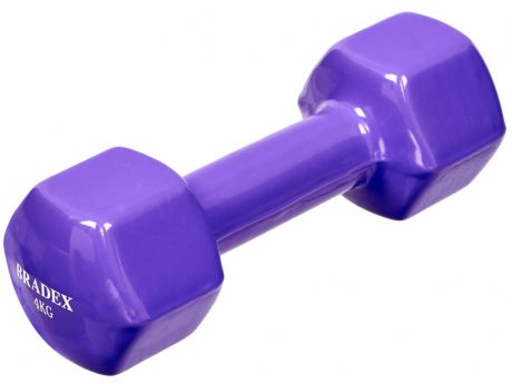 Гантель Bradex 4kg Purple SF 0537