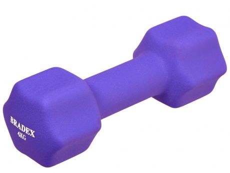 Гантель Bradex 4kg Purple SF 0544