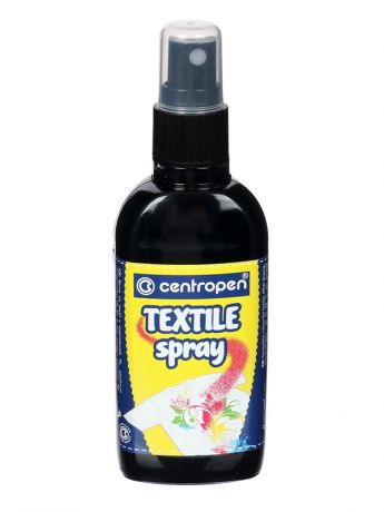 Краска-спрей для ткани и одежды Centropen Textile Spray 110ml Black 91139 0012