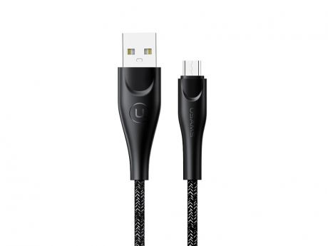 Аксессуар Usams SJ396 USB - MicroUSB 3.0m Black УТ000021066