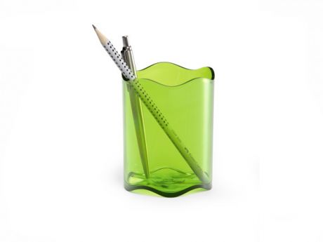 Подставка Durable Trend для ручек и карандашей прозрачная Transparent Light Green 1701235017