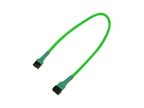 Аксессуар Удлинитель Nanoxia 4-pin PWM 30cm Neon Green NXPWV30NG