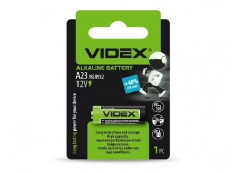 Батарейка A23 - Videx 2V 1BL (1 штука) VID-A23-1BL