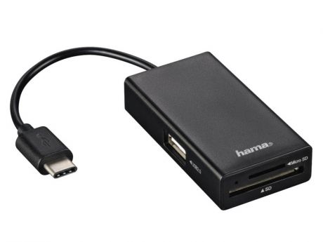 Хаб USB Hama USB-C/MicroSD/SD 00054144