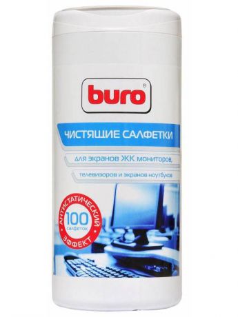Салфетки влажные Buro 100шт BU-Ascreen
