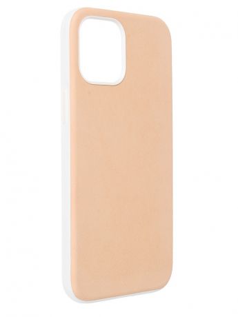 Чехол Nomad для APPLE iPhone 12 Pro Max (6.7) Rugged Case Genuine Leather совместим с APPLE MagSafe Beige NM01973485