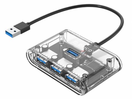 Хаб USB Orico LV1U3-4A-CR 4-port