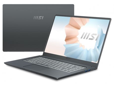 Ноутбук MSI Modern 15 A11SBL-463RU 9S7-155226-463 (Intel Core i7 1165G7 2.8Ghz/8192Mb/512Gb SSD/Nvidia GeForce MX450 2048Mb/Wi-Fi/Bluetooth/Cam/15.6/1920x1080/Windows 10 Home 64-bit)