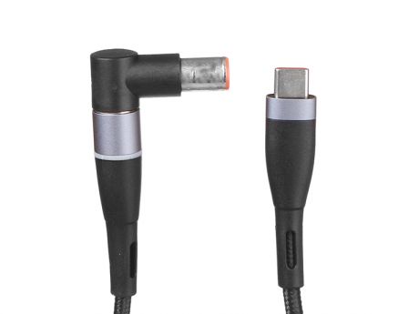Аксессуар Baseus Zinc Magnetic Series Lenovo Laptop Charging Cable Type-C to DC Round Port 100W 2m Black CATXC-Y01