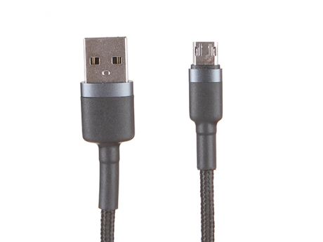 Аксессуар Baseus Cafule Cable USB - MicroUSB 2A 3m Grey Black CAMKLF-HG1