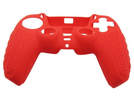 Чехол Red Line для PS5 Silicone Red Perforated HS-PS5306C / УТ000025556